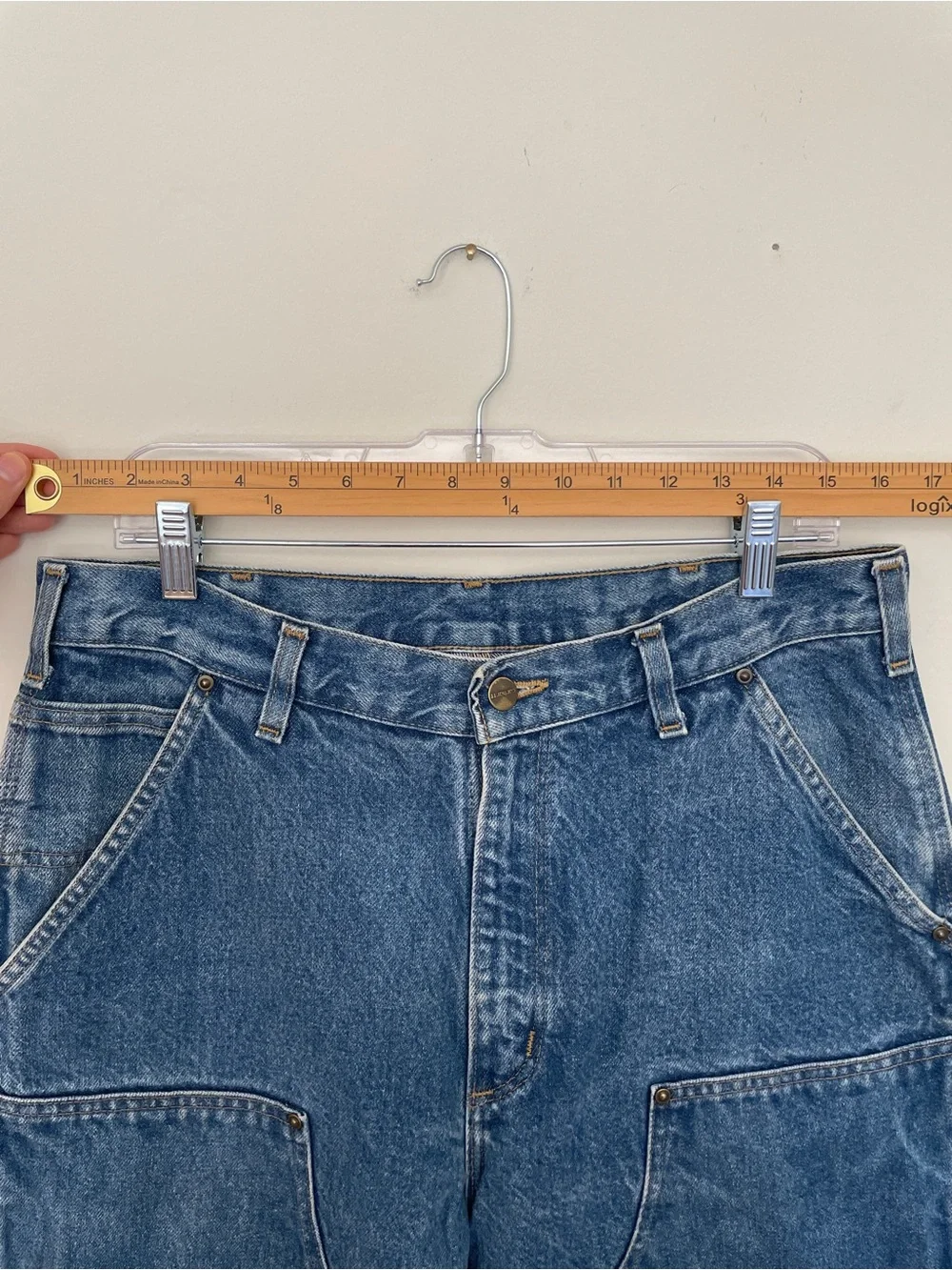 Carhartt Carpenter Jeans Work Wear Western Double Knee Pants Original Loose Fit